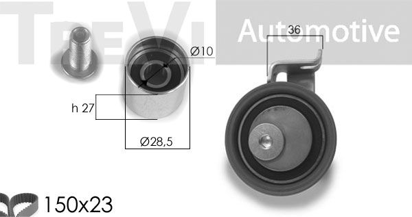 TREVI AUTOMOTIVE paskirstymo diržo komplektas KD1285